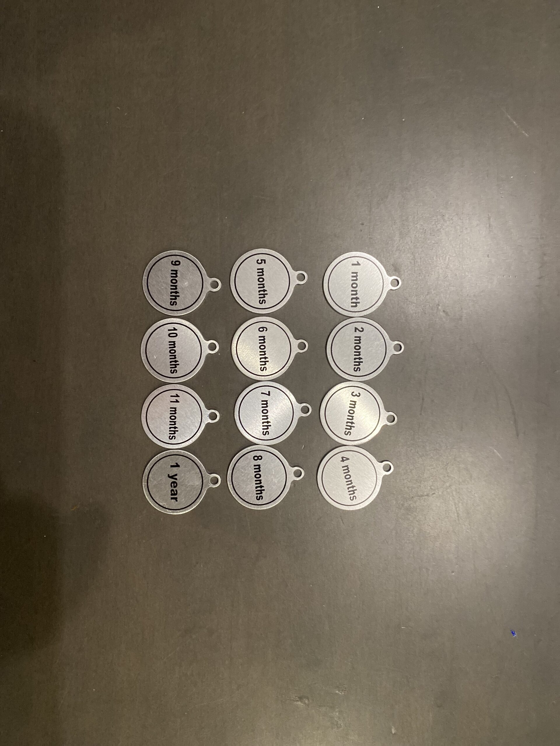 Sobriety Keychain Tokens Set